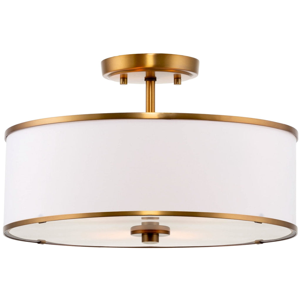 Plafonnier semi-encastré rétro moderne à 3 lumières Chloe 15