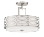 Plafoniera Sienna 15 a 3 luci semi-incasso