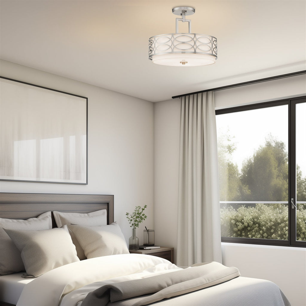 Plafoniera Sienna 15 a 3 luci semi-incasso