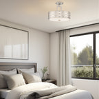Plafoniera Sienna 15 a 3 luci semi-incasso