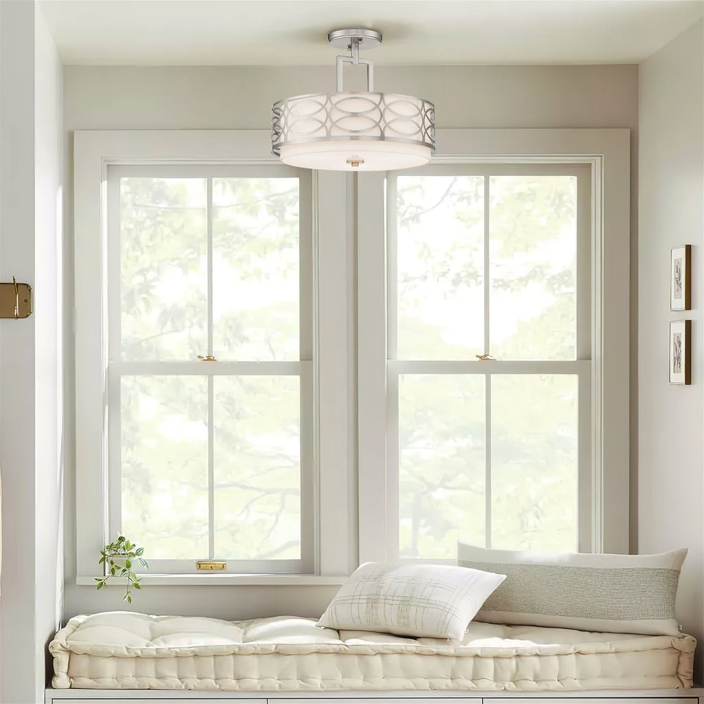Plafoniera Sienna 15 a 3 luci semi-incasso
