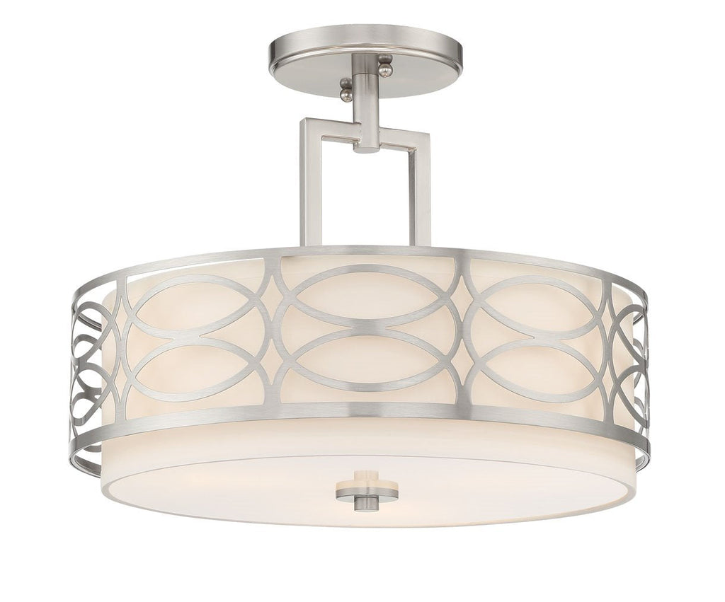 Plafoniera Sienna 15 a 3 luci semi-incasso