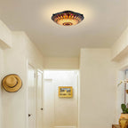 Plafoniera Mateo 16 2-Light in vetro Tiffany