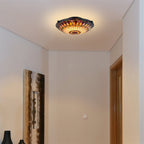 Plafoniera Mateo 16 2-Light in vetro Tiffany