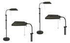 Kira Home Prescott 58 Lampada da Terra Industriale Moderna Regolabile con Lampadina LED 6W (eq. 60W)