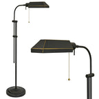 Kira Home Prescott Lampada da terra moderna industriale regolabile 58" con lampadina LED da 6W (equivalente a 60W)