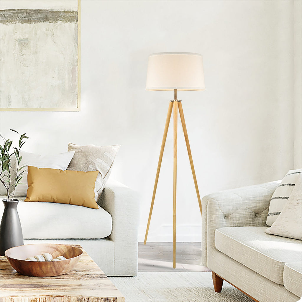 Lampe sur pied tripode moderne Grace 61, 9 W, LED