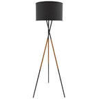 Lampadaire tripode Sadie 61, style moderne du milieu du siècle, LED 9W