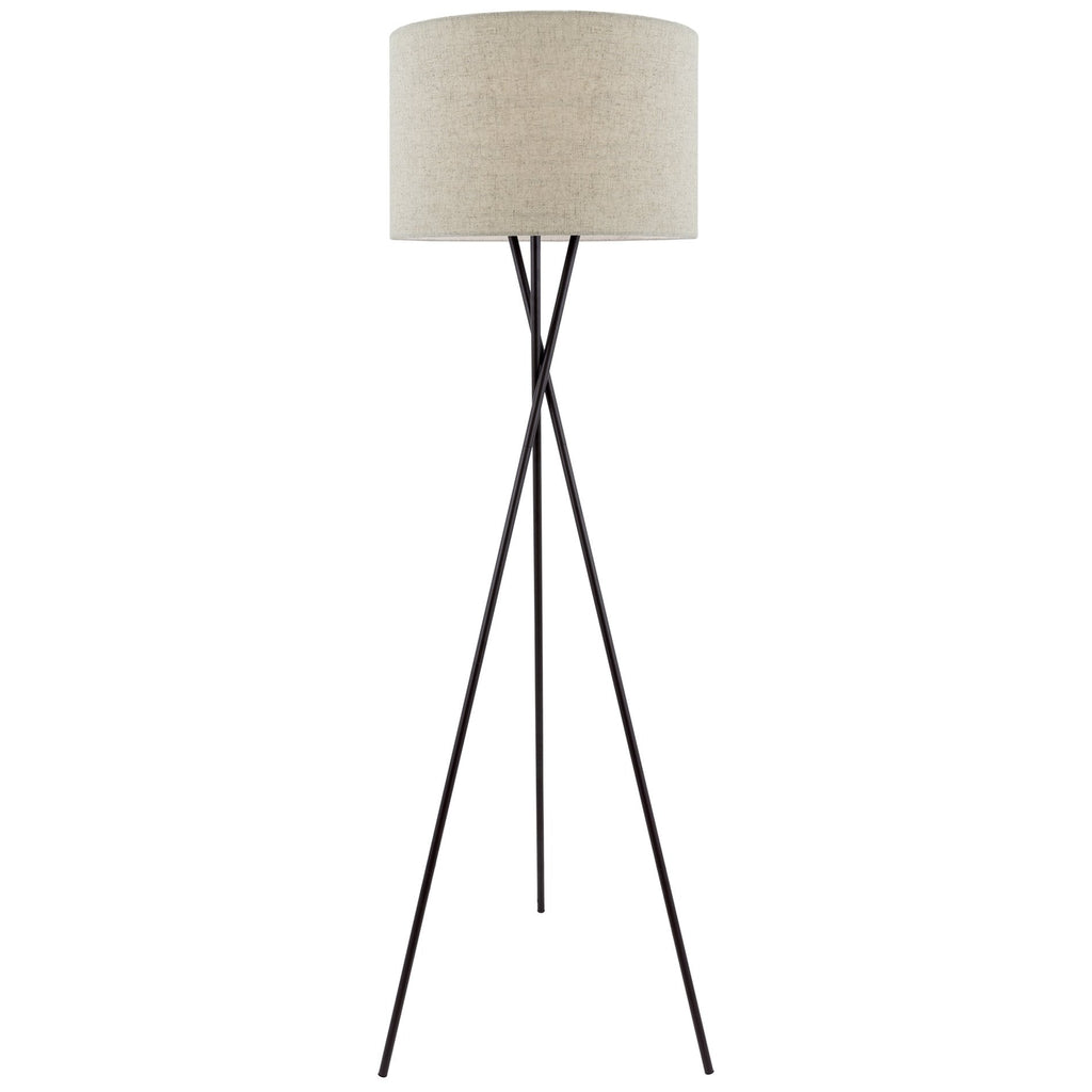 Lampada da terra Sadie 60 moderna a treppiede con LED da 9W