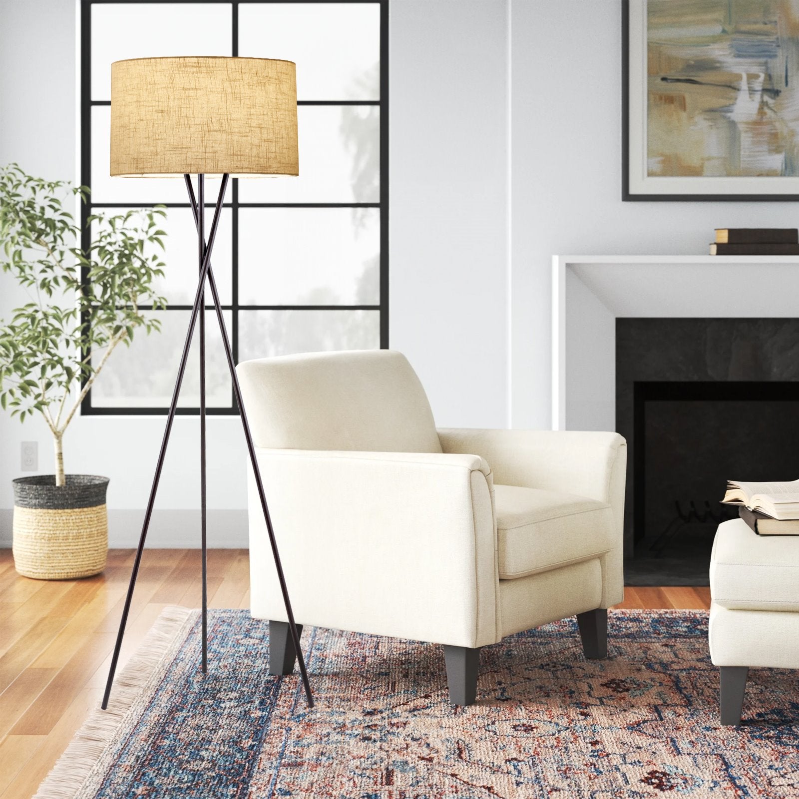 Lampadaire tripode moderne Sadie 60 LED 9W