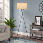 Lampada da terra Sadie 60 moderna a treppiede con LED da 9W