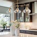 Abat-jour en verre transparent Harlow 9 / Verre de remplacement