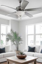 Sostituzione / Miglioramento Vetro per Ventilatore 13 Hunter / Hampton Bay / Harbor Breeze in Lino Bianco