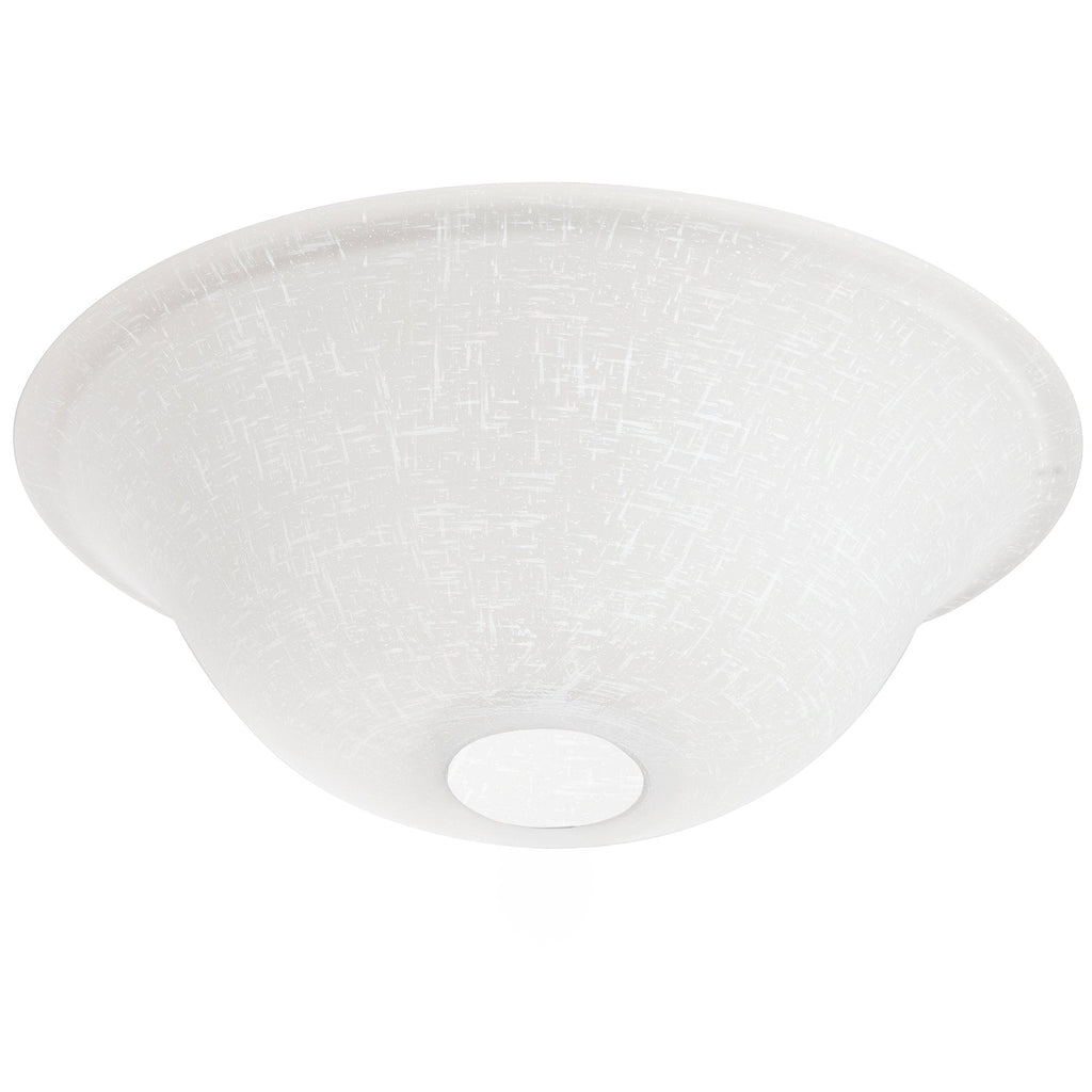Sostituzione / Miglioramento Vetro per Ventilatore 13 Hunter / Hampton Bay / Harbor Breeze in Lino Bianco