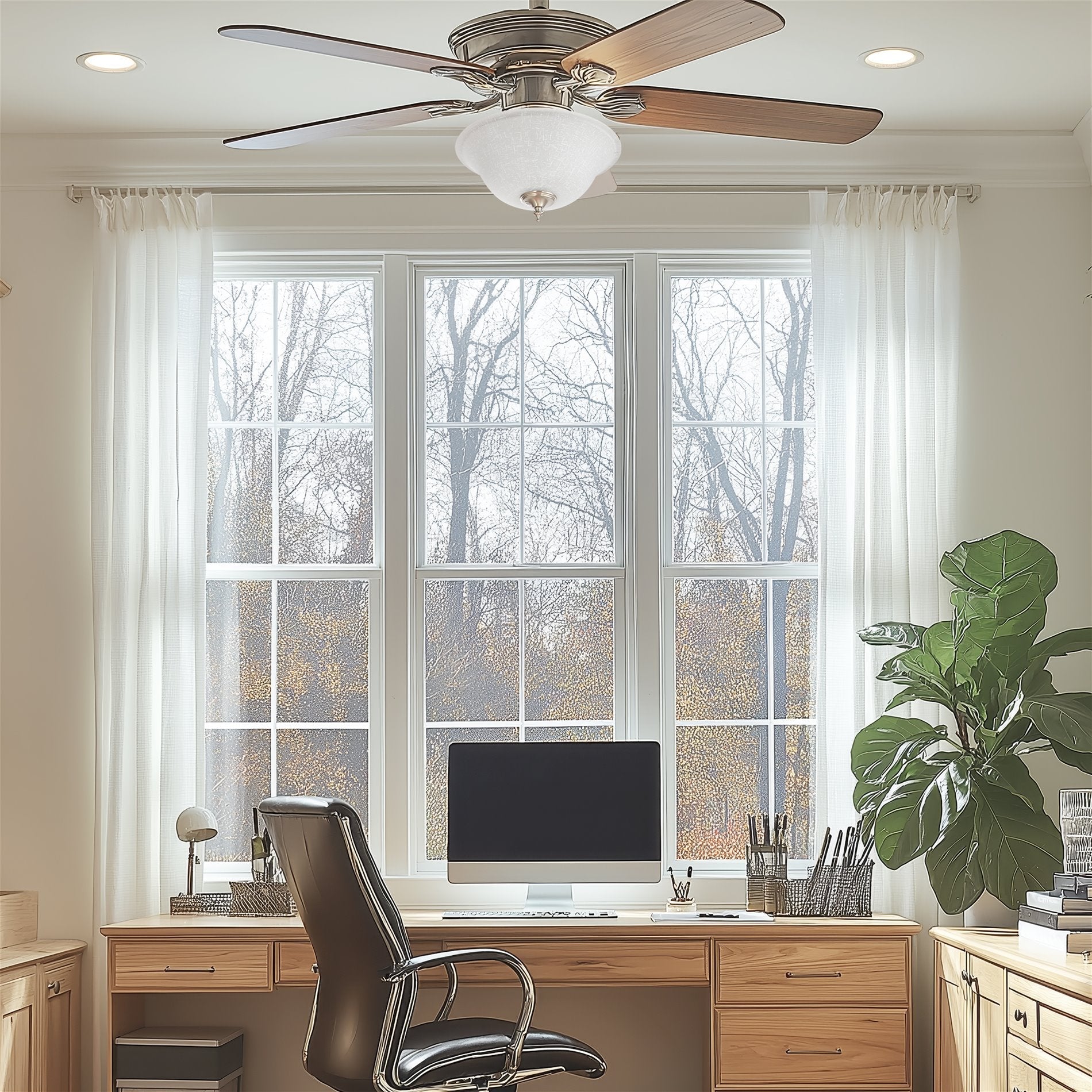 13 Ventilateur Hunter / Hampton Bay / Harbor Breeze Blanc Lin Remplacement / Mise à niveau