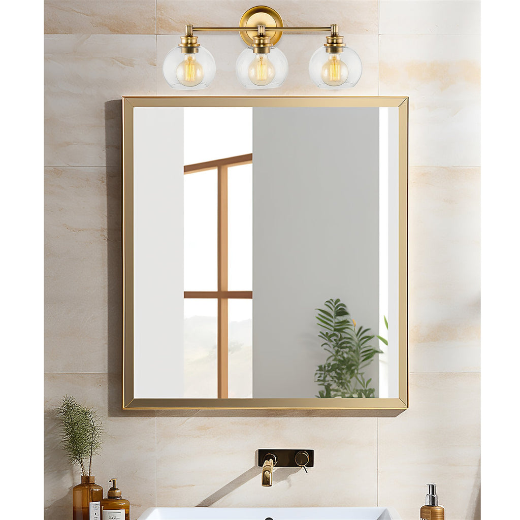 Abat-jour en verre transparent Odette 6 / Verre de rechange, lot de 2