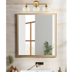 Abat-jour en verre transparent Odette 6 / Verre de rechange, lot de 2