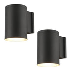 Enzo 8 Applique murale extérieure moderne résistante aux intempéries, lot de 2