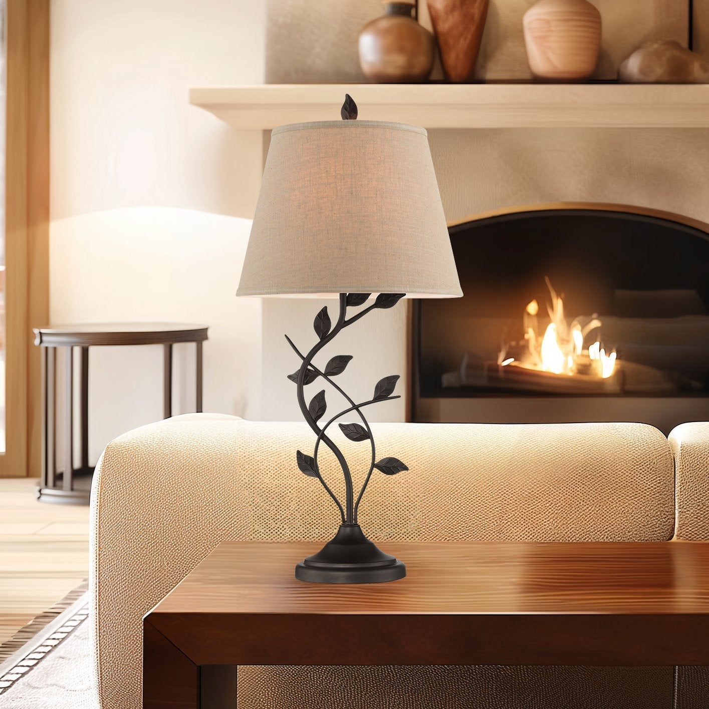 Lampe de table rustique traditionnelle Ambrose 31 7W