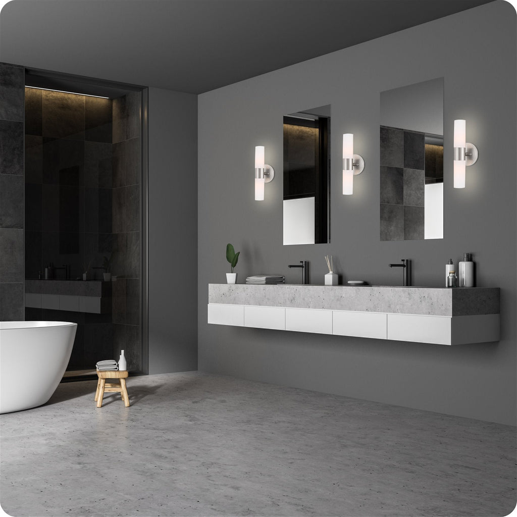 Applique murale Duo 14 pour salle de bain/meuble-lavabo moderne