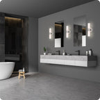 Applique murale Duo 14 pour salle de bain/meuble-lavabo moderne
