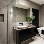 Applique murale Duo 14 pour salle de bain/meuble-lavabo moderne