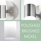 Applique murale Duo 14 pour salle de bain/meuble-lavabo moderne