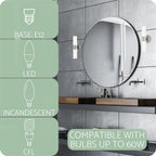 Applique murale Duo 14 pour salle de bain/meuble-lavabo moderne
