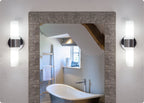 Applique murale Duo 14 pour salle de bain/meuble-lavabo moderne