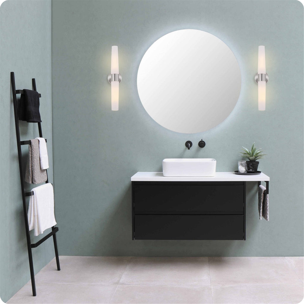 Applique murale Duo 21 pour salle de bain/meuble-lavabo moderne