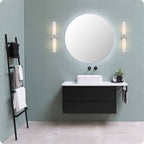 Applique murale Duo 21 pour salle de bain/meuble-lavabo moderne