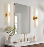 Applique murale moderne Duo 21 à 2 lumières pour salle de bain/coiffeuse