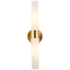 Applique murale moderne Duo 21 à 2 lumières pour salle de bain/coiffeuse