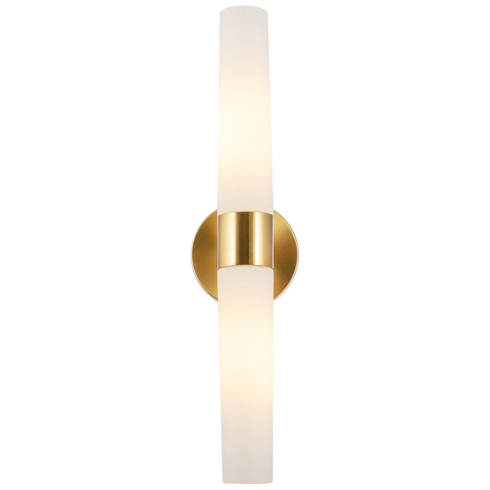 Applique murale moderne Duo 21 à 2 lumières pour salle de bain/coiffeuse