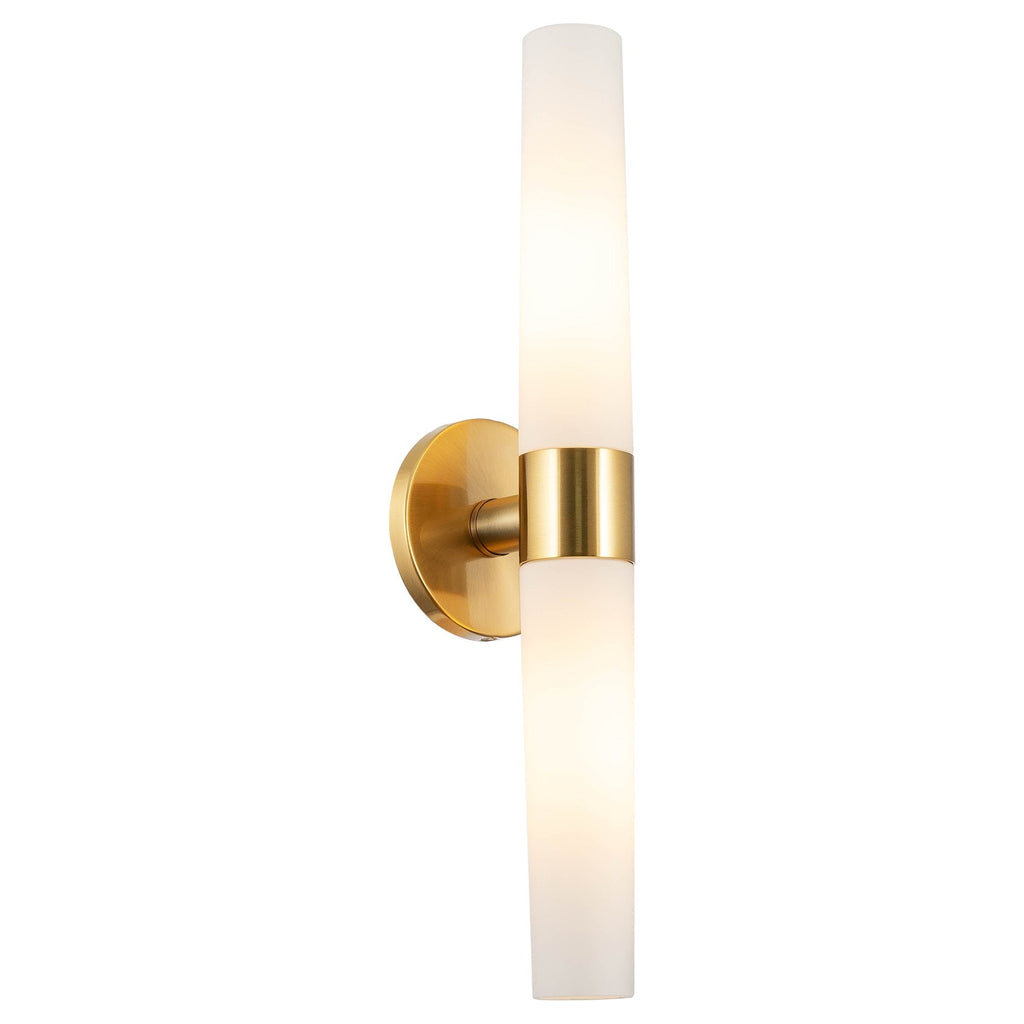 Applique murale moderne Duo 21 à 2 lumières pour salle de bain/coiffeuse