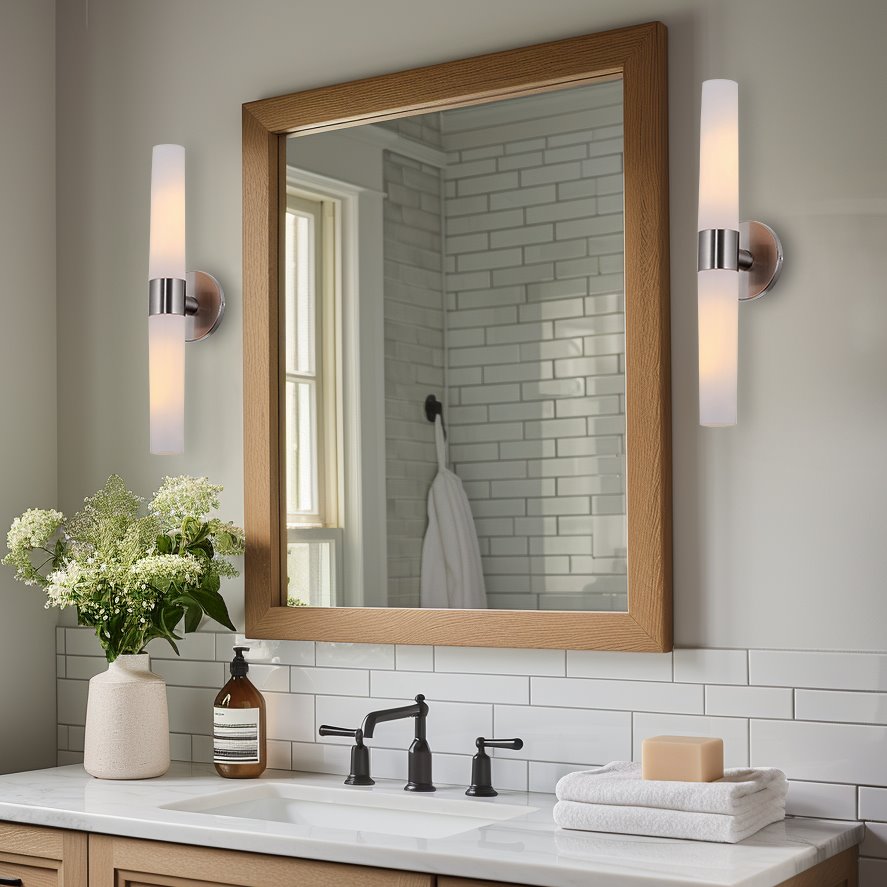 Applique murale Duo 21 pour salle de bain/meuble-lavabo moderne