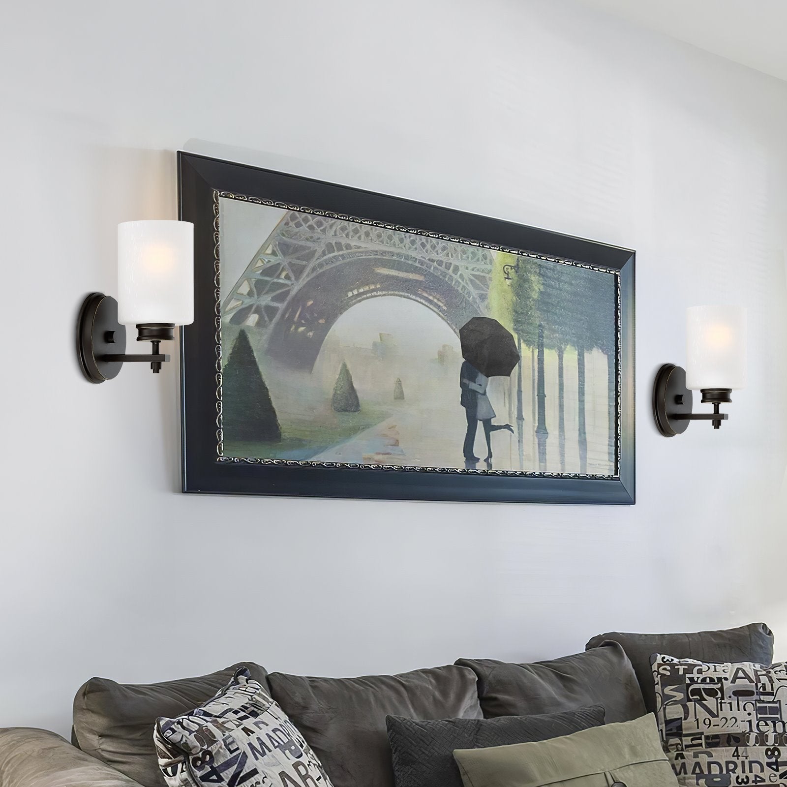 Phoebe 8 Applique murale moderne pour salle de bain/meuble-lavabo