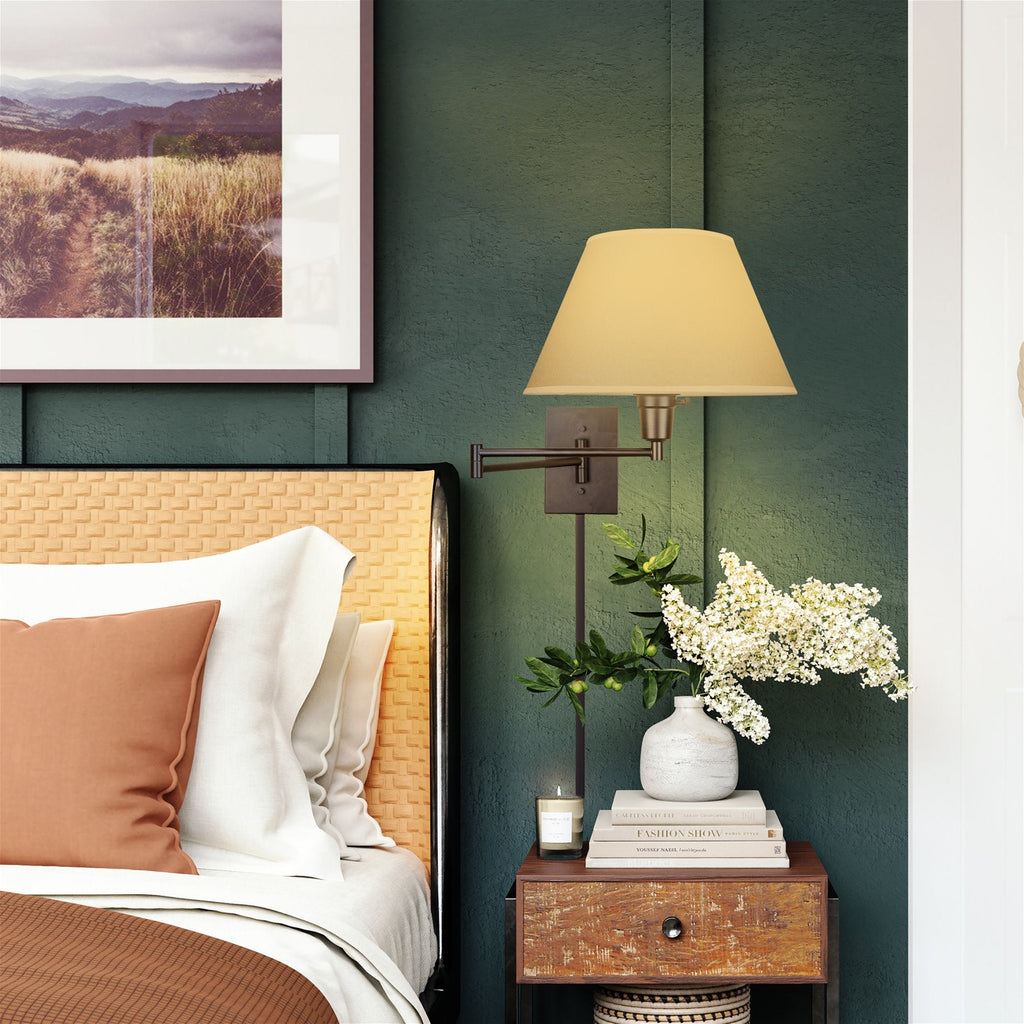 Applique murale à bras articulé Cambridge 15 - À brancher/à fixer au mur