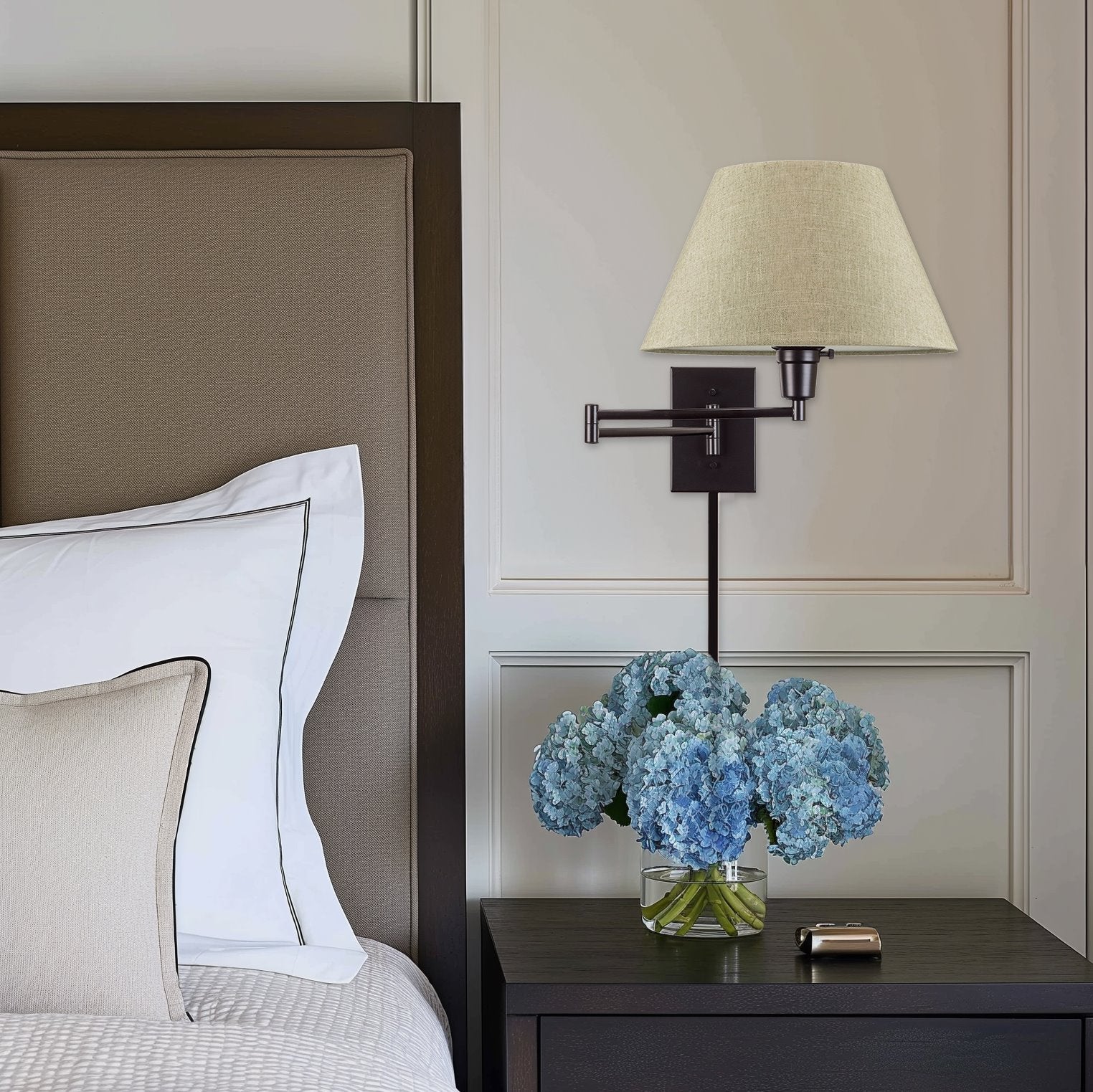 Applique murale à bras articulé Cambridge 15 - À brancher/fixer au mur, lot de 2