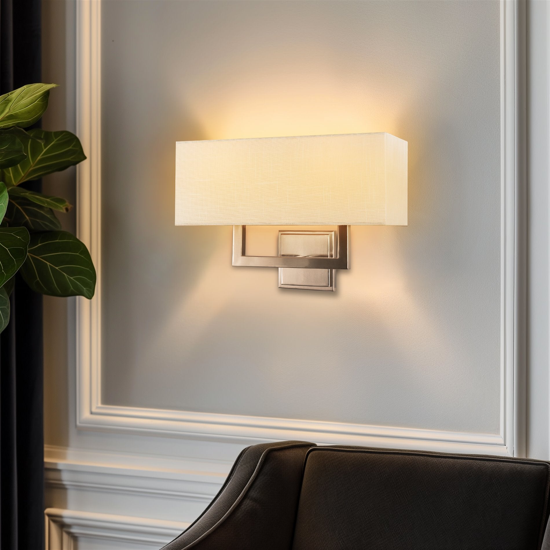 Applique murale moderne Haven 16 à 2 lumières