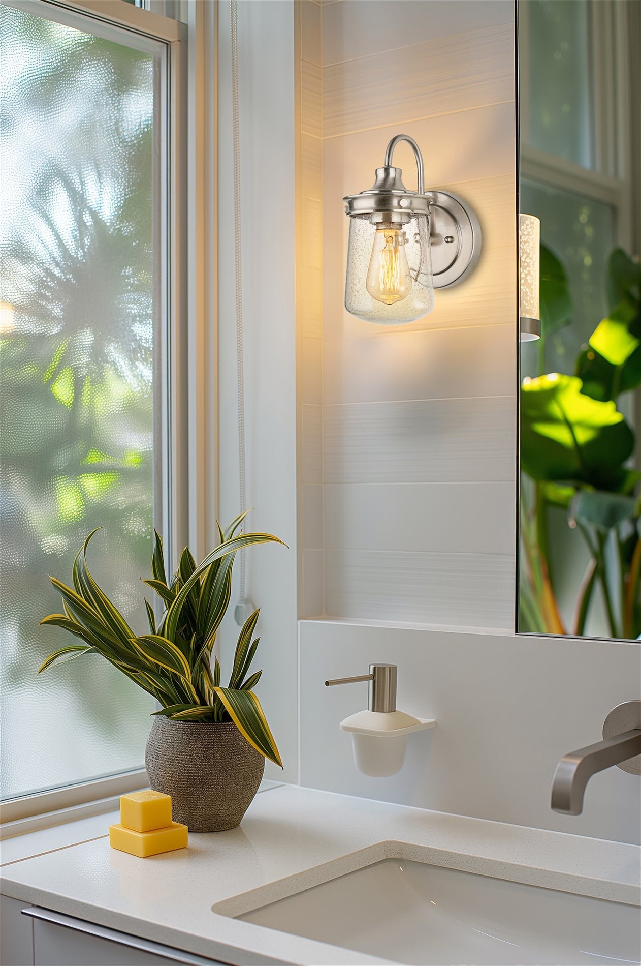 Applique murale Mason 10 style industriel ferme