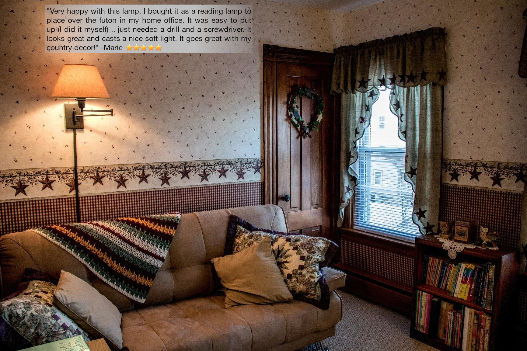 Applique murale à bras articulé Cambridge 15 - À brancher/fixer au mur, lot de 2