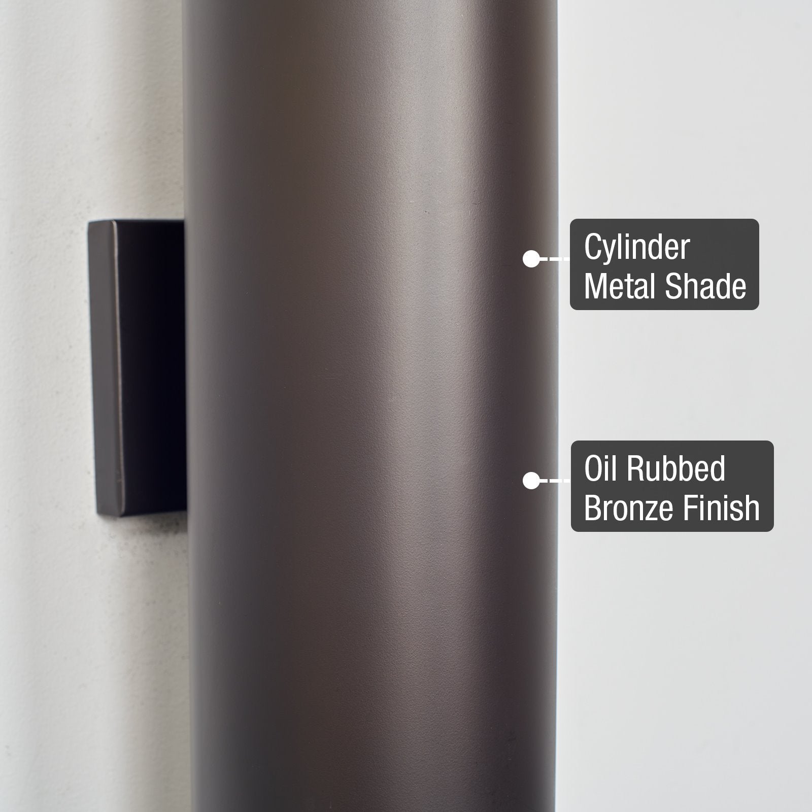 Enzo 16 Applique murale moderne à 2 lumières pour intérieur/extérieur, résistante aux intempéries