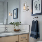 Applique murale Rayne 10 style ferme moderne à col de cygne pour salle de bain/coiffeuse