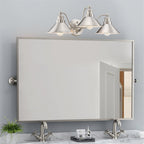 Applique murale Welton 26 à 3 lumières, style ferme moderne, pour salle de bain.
