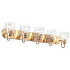 Applique murale moderne Armada 37 à 5 lumières au-dessus du miroir / Luminaire de salle de bain