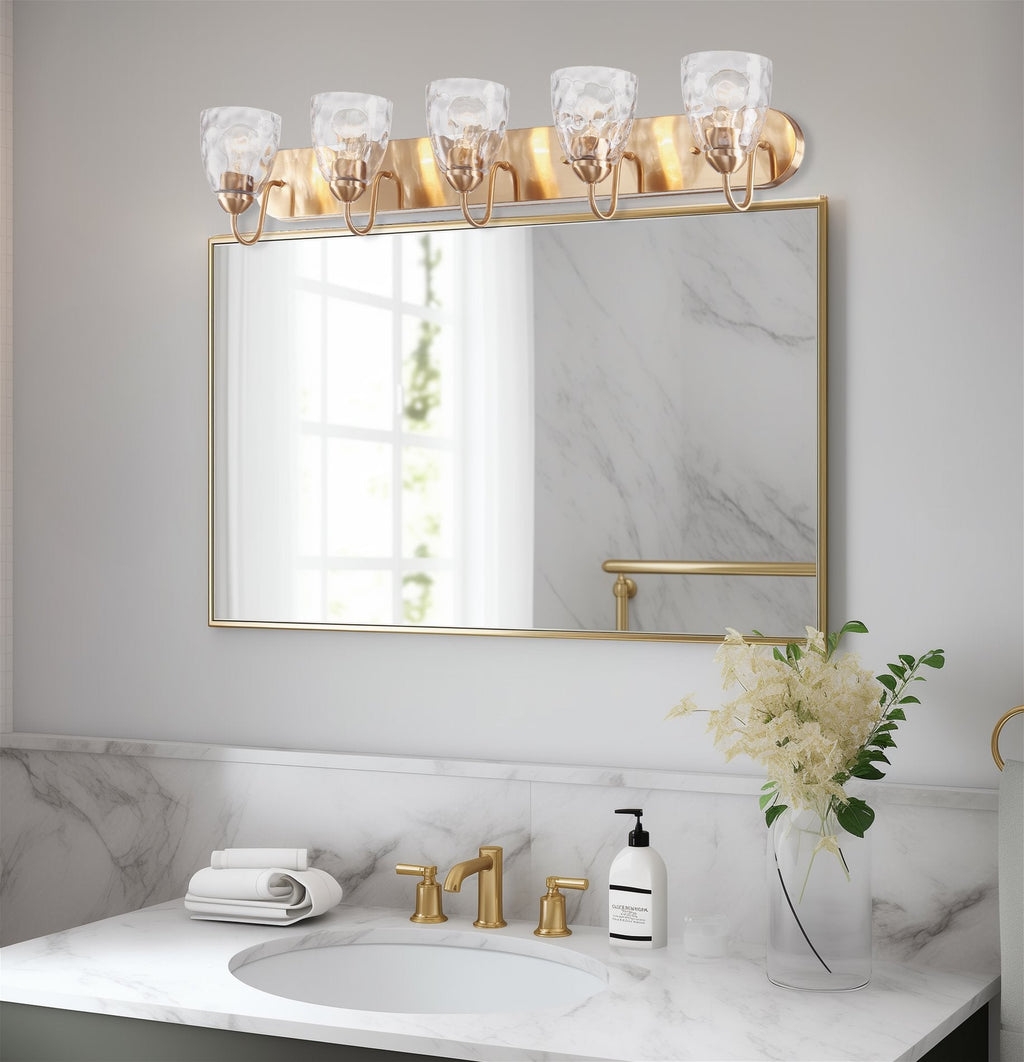 Applique murale moderne Armada 37 à 5 lumières au-dessus du miroir / Luminaire de salle de bain