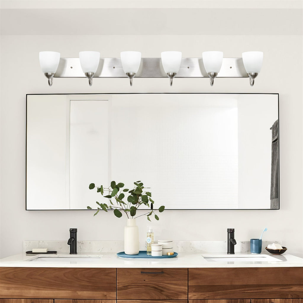 Applique murale moderne Armada 49 à 6 lumières au-dessus du miroir / Applique de salle de bain