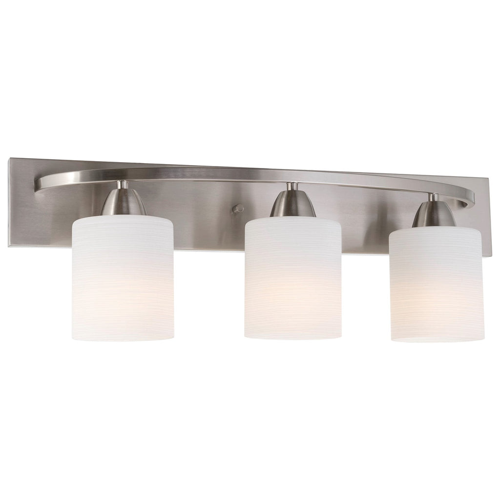 Applique murale moderne Claremont 24 à 3 lumières pour meuble-lavabo/salle de bain