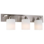 Applique murale moderne Claremont 24 à 3 lumières pour meuble-lavabo/salle de bain